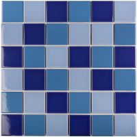 Керамическая мозаика StarMosaic Homework Blue Mix Glossy WB52200 30,6x30,6 см арт-С0004065 — фото 1, Мозаика