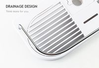 Товар: Полка корзина Frap Белая арт-F339 - фото 4 Полка корзина Frap Белая арт-F339 — фото 4, Полки для ванной и душа