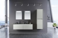 Тумба с раковиной Orka Lisbon 130 подвесная Кашемировая матовая арт-5001441 — фото 5, Тумбы с раковиной