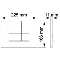 Клавиша смыва Berges Novum S5 Черная арт-040045 — фото 4, Кнопки смыва