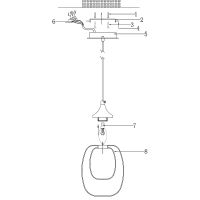 Товар: Подвесной светильник Maytoni Modern Aura Прозрачный Латунь арт-MOD016PL-01BS - фото 9 Подвесной светильник Maytoni Modern Aura Прозрачный Латунь арт-MOD016PL-01BS — фото 9, Подвесные светильники