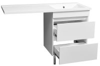 Тумба под раковину Stella Polar Мадлен 130 Белая арт-SP-00000475 — фото 4, Тумбы под раковину