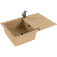 Кухонная мойка Alveus Granital Cadit 20 Beige G55 790x500 Бежевая арт-1132024 — фото 2, Кухонные мойки