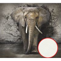 Фреска Ortograf Животные 4187 Фактура флок FLK Флизелин (3*2,7) Серый, Животные арт-4187 (флок FLK) — фото 1, Фрески