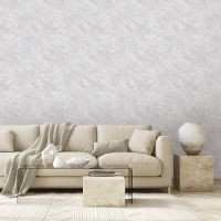 Обои Accento Marfil Винил на флизелине (1,06*10,05) Серый, Мрамор/Штукатурка арт-286135 — фото 4, Обои для стен