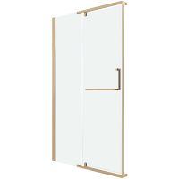 Товар: Душевая дверь Grossman Pragma 110 профиль Золото сатин стекло прозрачное арт-100.K33.03.110.32.00 - фото 2 Душевая дверь Grossman Pragma 110 профиль Золото сатин стекло прозрачное арт-100.K33.03.110.32.00 — фото 2, Распашные душевые двери