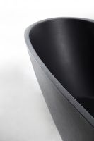 Ванна из искусственного камня Abber Dortmund 170x75 Черная без гидромассажа арт-AM9911B — фото 3, Ванны из искусственного камня