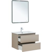 Тумба под раковину Aquanet Вега 2.0 70 подвесная Бежевая арт-337942 — фото 9, Тумбы под раковину