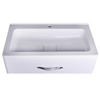 Тумба под раковину Style Line Каре 80 Люкс Plus подвесная Белый арт-СС-00002270 — фото 8, Тумбы под раковину