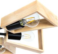 Люстра Artelamp Brussels Светлое дерево Черная арт-A8030PL-6BK — фото 6, Люстры