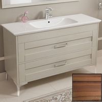 Тумба с раковиной SanVit Прованс 120 с фактурой под дерево Зебрано арт-kprov120 — фото 1, Тумбы с раковиной