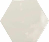 Керамогранит Ceramica Ribesalbes Geometry Hex Creme Glossy 15х17,3 см арт-PT03137 — фото 1, Керамогранит