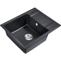 Кухонная мойка Milacio Navarra 60 Cuarzo Черная матовая арт-MC.77071 — фото 1, Кухонные мойки
