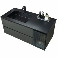 Тумба с раковиной Orans BC-2055-1000L 100 подвесная Темно-серая арт-2055100L — фото 8, Тумбы с раковиной