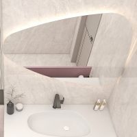 Зеркало Orans BC-4060-1200R 120 R с подсветкой с сенсорным выключателем и подогревом арт-4060MRR — фото 4, Зеркала в ванную комнату