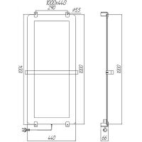 Товар: Электрический полотенцесушитель Allen Brau Infinity 44x100 зеркальный арт-8.21002.GL - фото 9 Электрический полотенцесушитель Allen Brau Infinity 44x100 зеркальный арт-8.21002.GL — фото 9, Электрические полотенцесушители