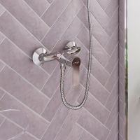 Душевая система STWORKI by Damixa Хельсинки HFDB97000+HFHS20000 Хром арт-428803 — фото 4, Душевые стойки