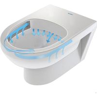 Унитаз Duravit Set ME by Starck подвесной с сиденьем Микролифт арт-45300900A1 — фото 2, Подвесные унитазы