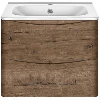 Тумба под раковину Vincea Paola 60 подвесная V.Oak арт-VMC-2P600VO — фото 2, Тумбы под раковину