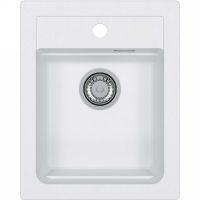 Кухонная мойка Alveus Granital Atrox 10 Arctic G11 400x500 Белая арт-1139079 — фото 1, Кухонные мойки