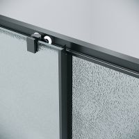 Душевая дверь Grossman Cosmo 130 профиль Черный матовый стекло шиншилла арт-100.K33.02.130.21.02 — фото 8, Раздвижные душевые двери