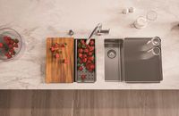 Товар: Кухонная мойка Alveus Kombino 30 SAT-90 400x400x195 Сатинированная сталь арт-1100235 - фото 6 Кухонная мойка Alveus Kombino 30 SAT-90 400x400x195 Сатинированная сталь арт-1100235 — фото 6, Кухонные мойки