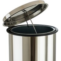 Ведро для мусора Migliore Complementi Хром арт-21955 — фото 4, Мусорные ведра