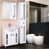 Тумба под раковину Onika Кристалл 70 Белая арт-107024 — фото 1, Тумбы под раковину