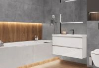 Керамогранит Ceradim Concrete Courage Dark Grey темно-серый матовый 80х80 см арт-х9999305461 — фото 8, Керамогранит