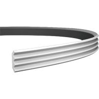 Карниз гибкий Европласт 1.50.140 2000x58x57 мм арт-1.50.140 (гибкий) — фото 1, Карнизы