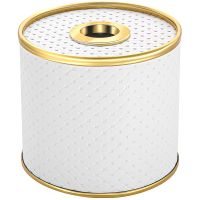 Салфетница Geralis Punto Белая, кант Золото арт-S-PWG — фото 1, Боксы для салфеток