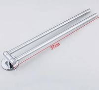 Полотенцедержатель Frap F38 поворотный Хром арт-F3812 — фото 6, Полотенцедержатели