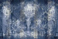 Фреска Ortograf Splendo 31770 Фактура бархат FX Флизелин (4*2,7) Синий, Вензель/Архитектура арт-31770 (бархат FX) — фото 2, Фрески