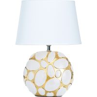 Настольная лампа Artelamp Poppy Белая Золото арт-A4063LT-1GO — фото 1, Настольные лампы