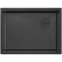 Кухонная мойка Paulmark Next-Skew 58 Uni Черная матовая арт-PM885844-MBN — фото 1, Кухонные мойки