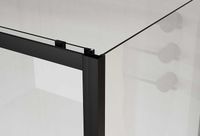 Душевой уголок Vincea City 110x90 профиль Черный стекло прозрачное арт-VSR-5CT9011CLB — фото 4, Прямоугольные душевые уголки