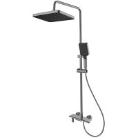 Душевая система Splenka Графит матовый арт-S52.24.09 — фото 1, Душевые стойки