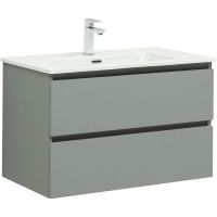 Тумба под раковину Aquanet Вега 2.0 80 подвесная Мисти грин арт-337961 — фото 3, Тумбы под раковину