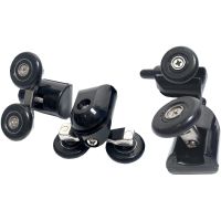 Душевой уголок Triton Альфа-Блэк 90х90 профиль Черный стекло прозрачное арт-Щ0000054223 — фото 4, Душевые уголки четверть круга