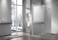 Душевая перегородка Vincea Walk-In 100 профиль Хром стекло зеркальное арт-VSW-1H100MR — фото 3, Душевые перегородки