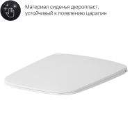 Унитаз AM.PM Inspire V2.0 FlashClean подвесной с гигиеническим душем и ершиком с сиденьем Микролифт арт-CK50H0603W — фото 14, Подвесные унитазы