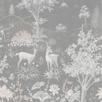 Панно LOYMINA British Style Forest Винил на флизелине (1*3) Серый/Бежевый, Природа/Животные арт-BRIT1 011 — фото 1, Обои для стен