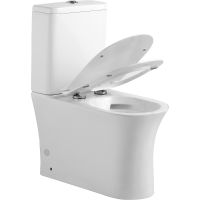 Унитаз компакт Agger с бачком и сиденьем Микролифт арт-AT01000 — фото 2, Напольные унитазы