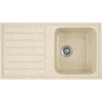 Кухонная мойка Domaci Бьелла DMC-20 арт-GWS-20-328 бежевая — фото 1, Кухонные мойки