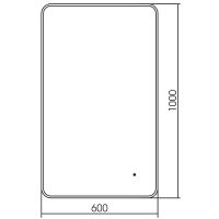 Товар: Зеркало Abber See 60 с подсветкой Золото с бесконтактным выключателем и диммером арт-AG6112SCG - фото 3 Зеркало Abber See 60 с подсветкой Золото с бесконтактным выключателем и диммером арт-AG6112SCG — фото 3, Зеркала в ванную комнату