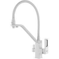 Смеситель для кухни Gappo G17-8 Белый арт-G4317-8 — фото 1, Смесители для кухни