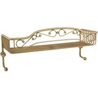 Полка корзина Migliore Complementi Бронза арт-22024 — фото 1, Полки для ванной и душа