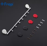 Товар: Вешалка для полотенец Frap F33 Хром арт-F3315-6 - фото 5 Вешалка для полотенец Frap F33 Хром арт-F3315-6 — фото 5, Крючки для полотенец