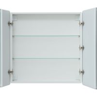 Зеркальный шкаф Aquanet Оптима 80 с подсветкой Белый арт-311862 — фото 5, Зеркальные шкафы в ванную