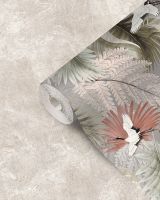 Товар: Обои Prima Italiana Volare Винил на флизелине (1,06*10) Серый/Зеленый/Розовый, Птицы/Листья арт-80474 - фото 3 Обои Prima Italiana Volare Винил на флизелине (1,06*10) Серый/Зеленый/Розовый, Птицы/Листья арт-80474 — фото 3, Обои для стен